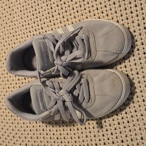 Adidas Gray Sneakers with Stripes